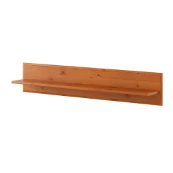 Wohnen Regale<120x22x17 Wandregal aus Kiefer Massivholz - Lusanne