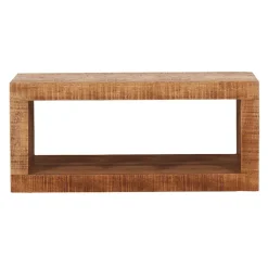 Wohnen Regale<34x20x15 Wandregal aus Mangoholz naturbelassen - Norklin