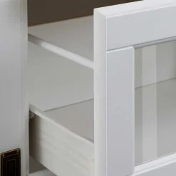 Wohnen Sideboards<180x84x40 Weißes Sideboard - Landhaus modern - Akbelev