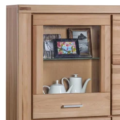 Wohnen Highboards<108x140x40 Wohnraum Highboard in Kernbuche - Uhelia