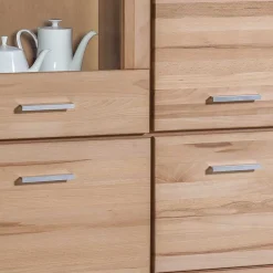 Wohnen Highboards<108x140x40 Wohnraum Highboard in Kernbuche - Uhelia