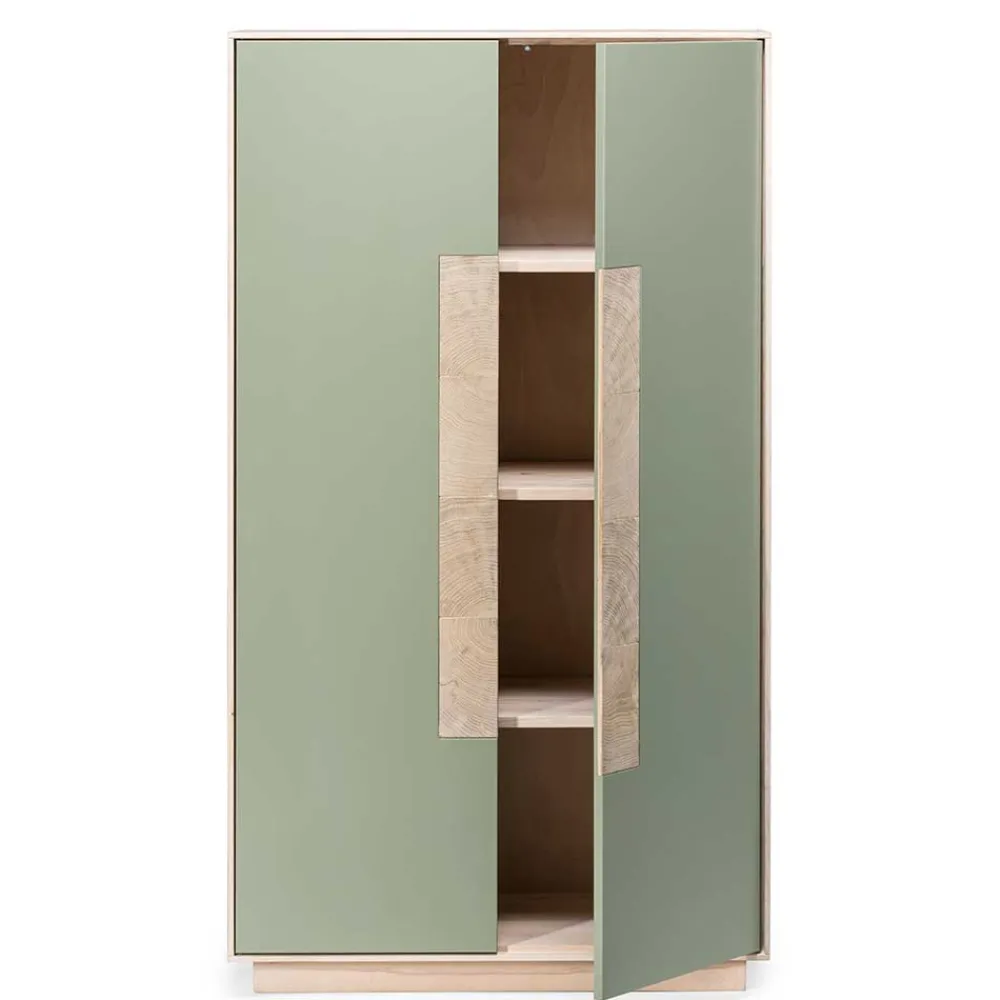 Wohnen Highboards<160x90x45 Wohnraum Schrank zweifarbig - Ajevos