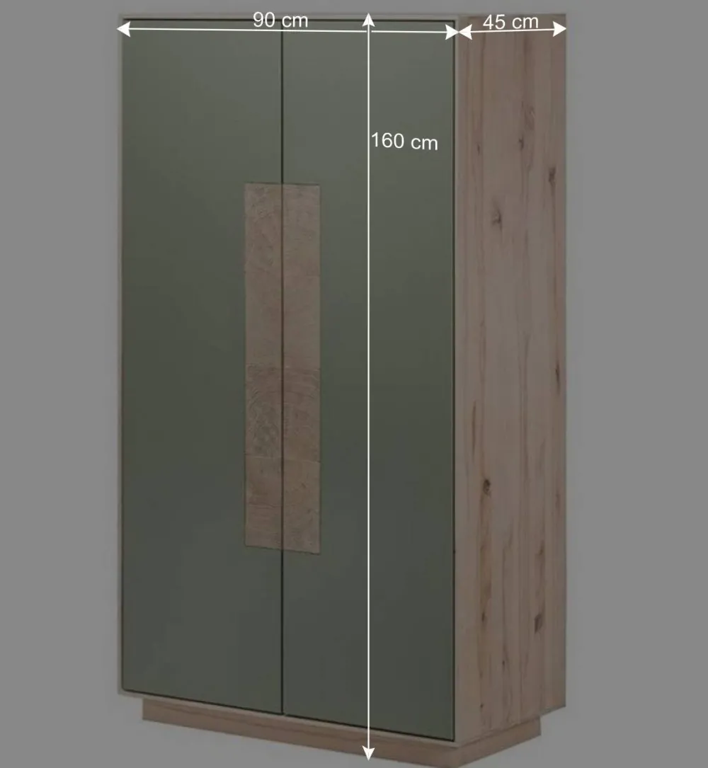 Wohnen Highboards<160x90x45 Wohnraum Schrank zweifarbig - Ajevos