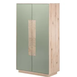 Wohnen Highboards<90x120x45 Wohnzimmer Highboard in Grau & Buche - Ajevos