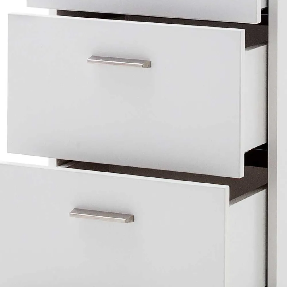 Wohnen Kommoden<42x98x44 Wohnzimmer Hochkommode mit LED - Nusenia