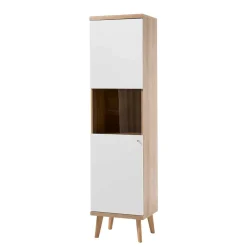 Wohnen Vitrinen|Schränke<50x197x40 Wohnzimmer Schrank mit Glas - Cablos I