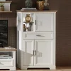 Wohnen Highboards<93x150x42 Wohnzimmer Schrank mit LED Licht - Sinolita