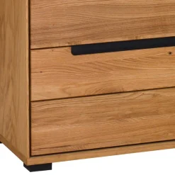 Wohnen Regale|Vitrinen<63x148x41 Wohnzimmerregal in Eiche - Sennya I