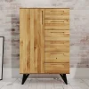 Wohnen Highboards<91x140x45 Wohnzimmerschrank mit sechs Schubladen - Mandirov