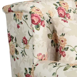 Wohnen Sessel<XXL Landhaus Sessel mit Rosen Muster - Gelvino