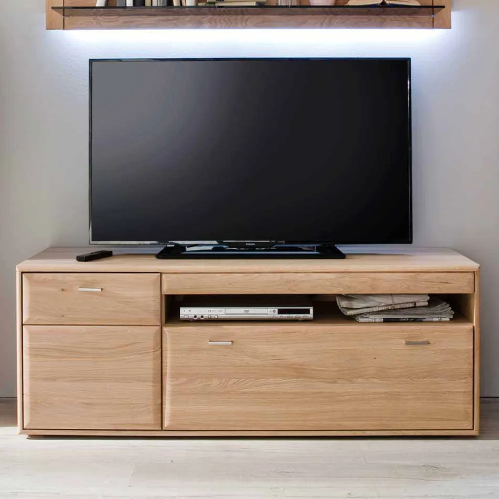 Wohnen Tv & Hifi-Möbel|Lowboards<Zeitloses TV Element in Eiche Bianco - Vernella