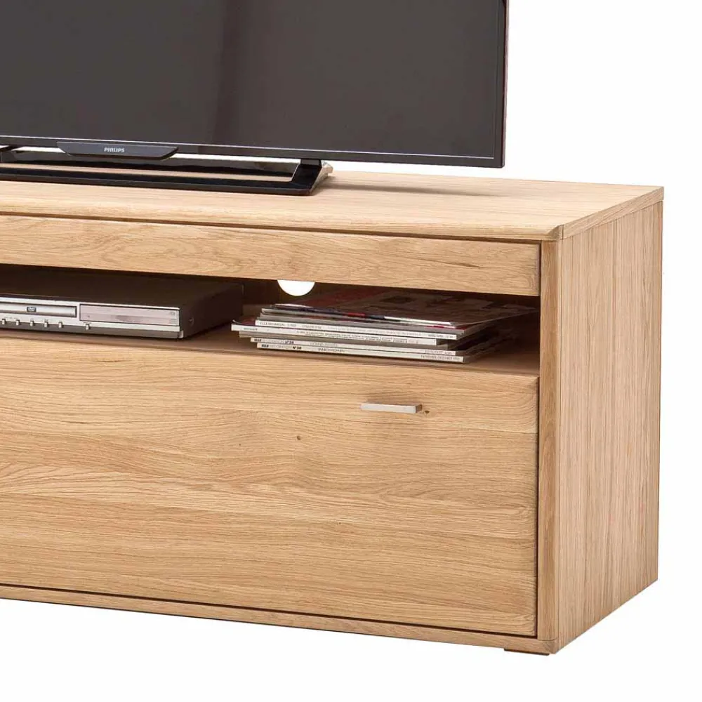 Wohnen Tv & Hifi-Möbel|Lowboards<Zeitloses TV Element in Eiche Bianco - Vernella