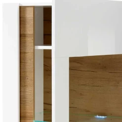 Wohnen Wohnwände<Zweifarbige Wohnzimmer Möbel Kombi - Myrda (vierteilig)