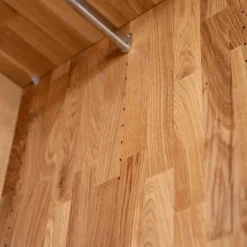 Wohnen Kleiderschränke|Schränke<Zweifarbiger Kleiderschrank aus Eiche massiv - Agusto