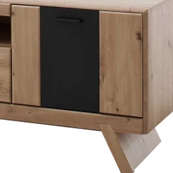 Wohnen Tv & Hifi-Möbel|Lowboards<Zweifarbiger TV Unterschrank 159x65x51cm - Larinca