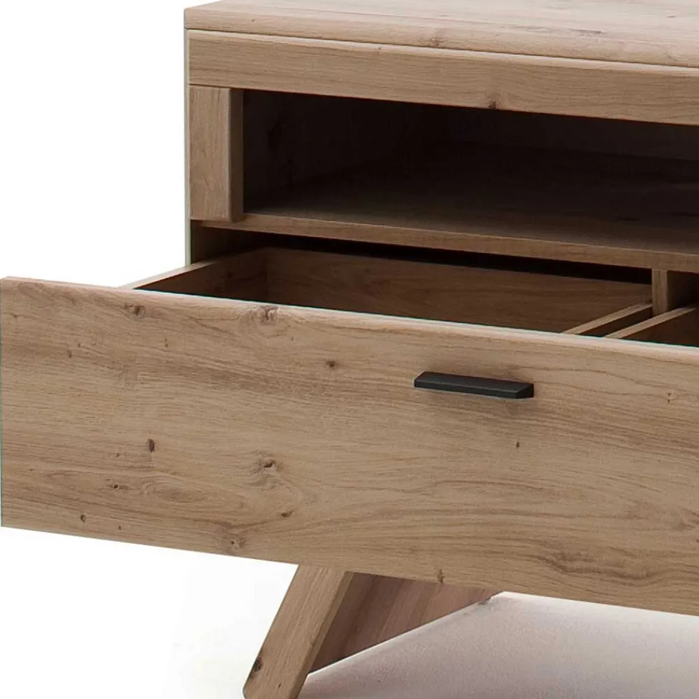 Wohnen Tv & Hifi-Möbel|Lowboards<Zweifarbiger TV Unterschrank 159x65x51cm - Larinca