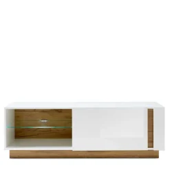 Wohnen Tv & Hifi-Möbel|Lowboards<Zweifarbiges TV Board mit Klappe - Myrda