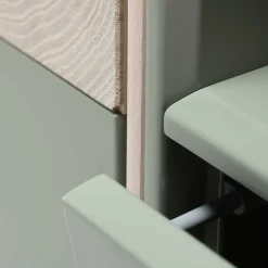 Wohnen Tv & Hifi-Möbel|Lowboards<Zweifarbiges TV Board mit Gerätefach - Ajevos