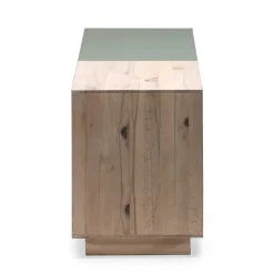 Wohnen Tv & Hifi-Möbel|Lowboards<Zweifarbiges TV Board mit Gerätefach - Ajevos
