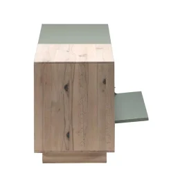 Wohnen Tv & Hifi-Möbel|Lowboards<Zweifarbiges TV Board mit Gerätefach - Ajevos