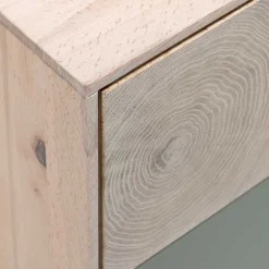 Wohnen Tv & Hifi-Möbel|Lowboards<Zweifarbiges TV Board mit Gerätefach - Ajevos