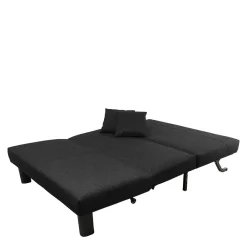 Wohnen Betten|Sofas<Zweisitzer Faltsofa in Schwarz - Lardias