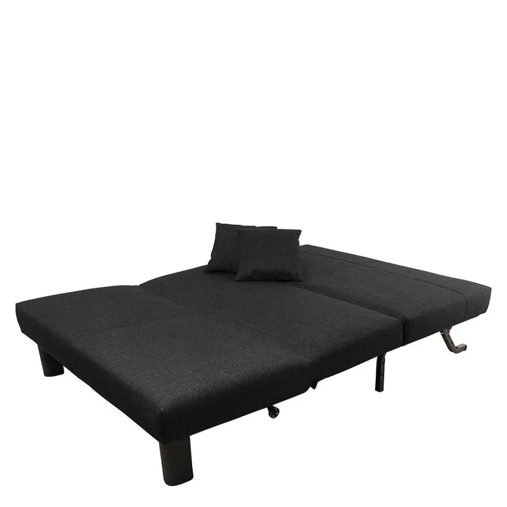 Wohnen Betten|Sofas<Zweisitzer Faltsofa in Schwarz - Lardias