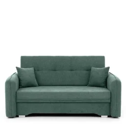 Wohnen Betten|Sofas<Zweisitzer Schlafsofa in Mintgrün Velours - Ronn
