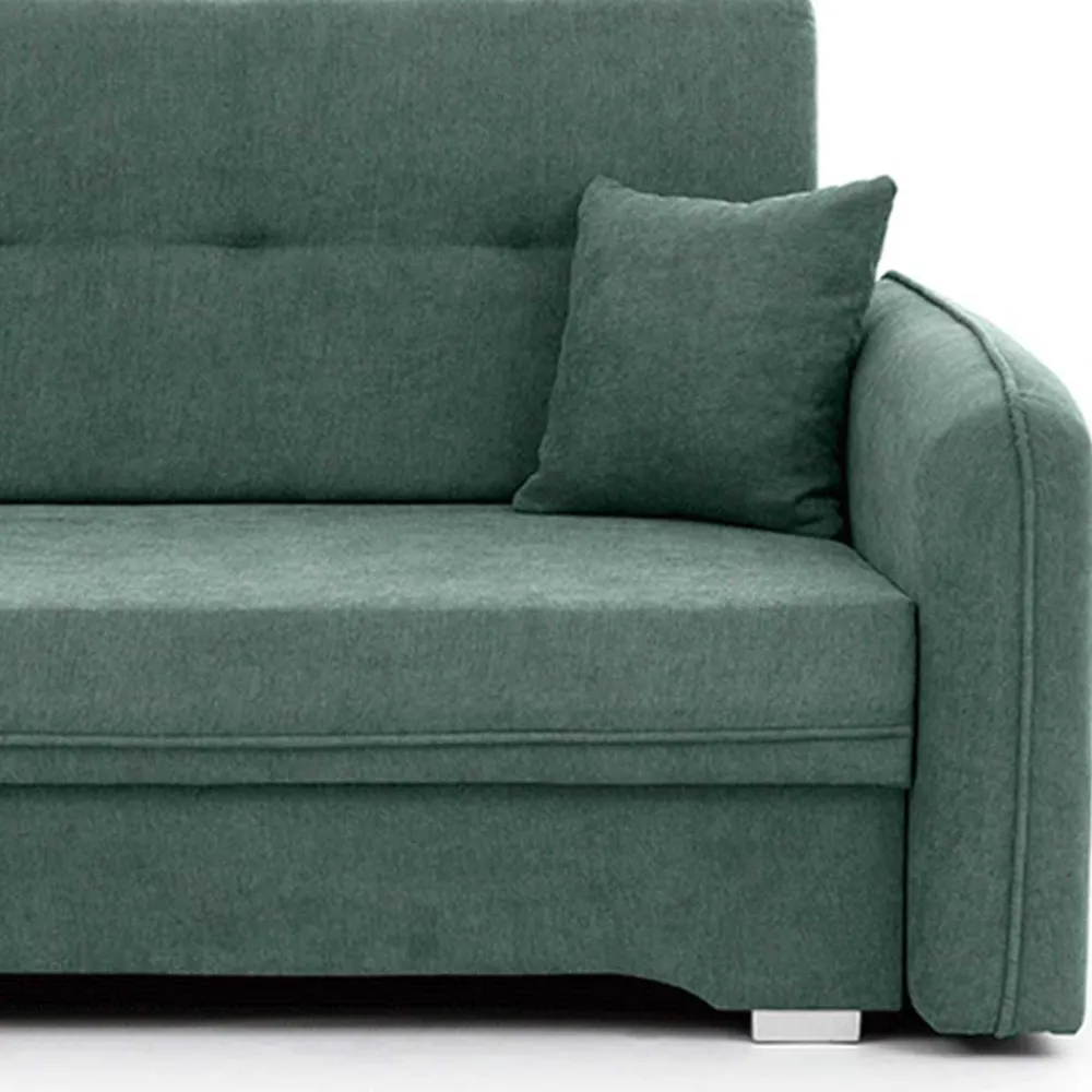 Wohnen Betten|Sofas<Zweisitzer Schlafsofa in Mintgrün Velours - Ronn